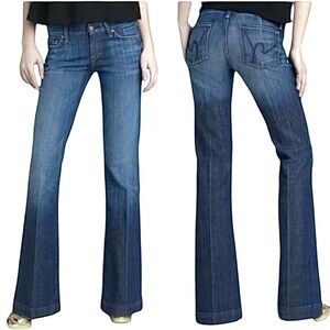 Vintage '00s Citizens of Humanity Low Rise Flare Jeans Jerome Dahan | Size 27